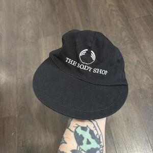 vintage the body shop strap back hat 90s
